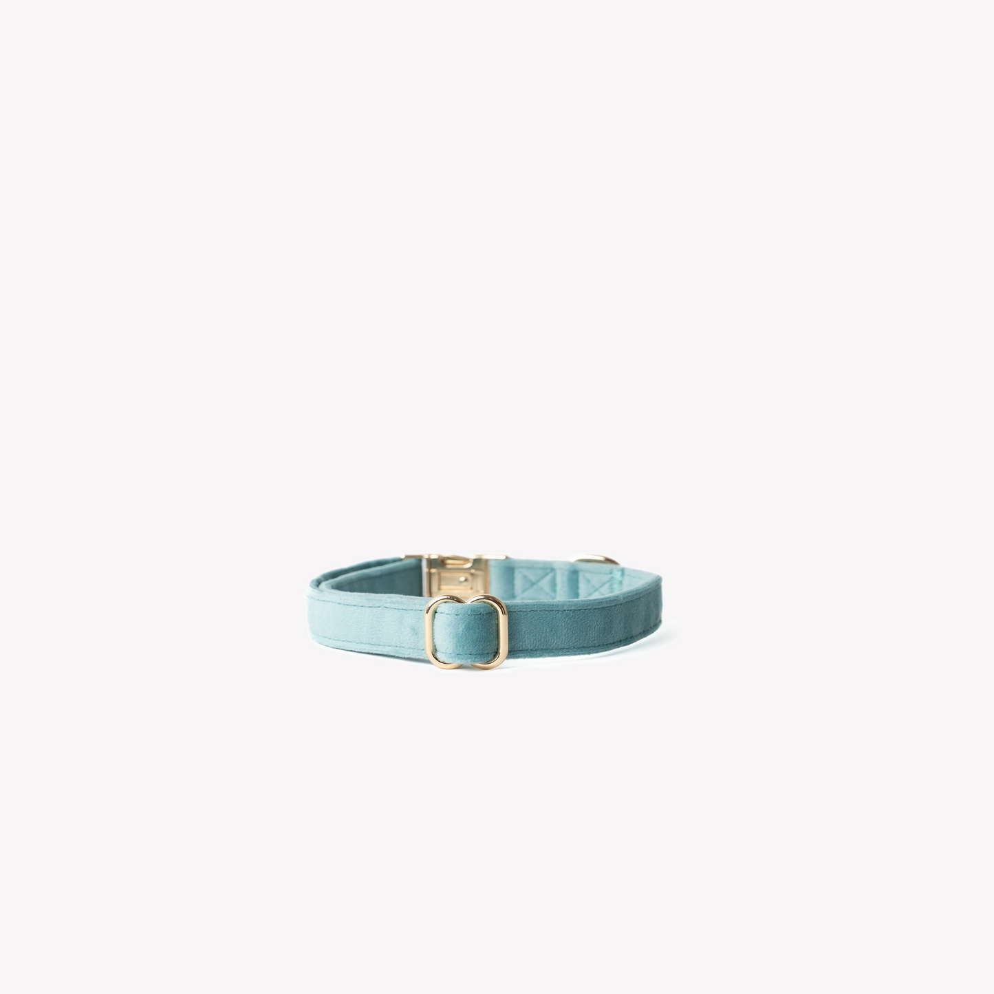 BLUE - VELVET DOG COLLAR