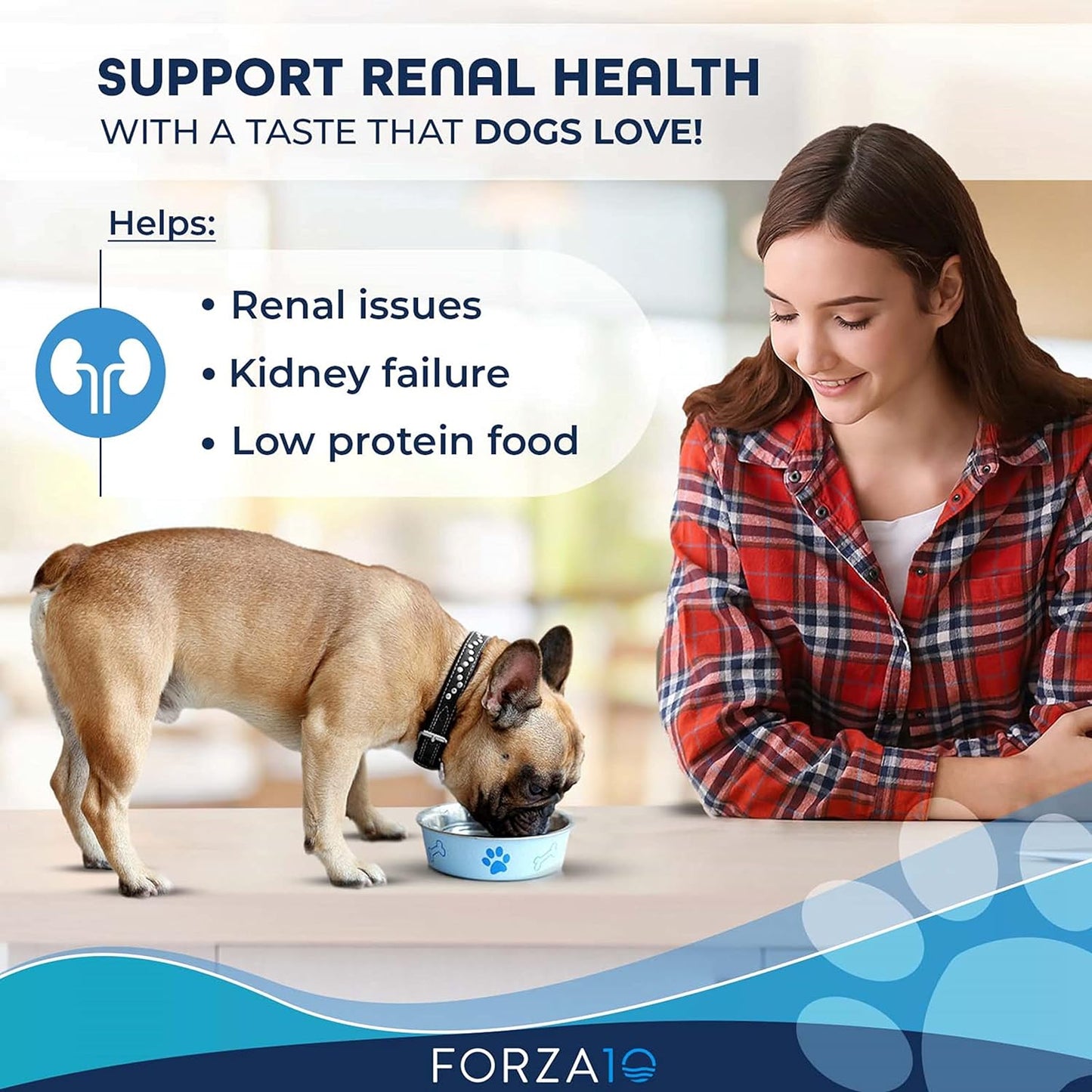FORZA 10 COMIDA NUTRACÉUTICA PARA EL CUIDADO RENAL EN PERROS
