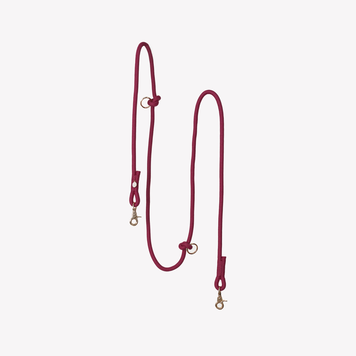 BORDEAUX- HANDS FREE BRAIDED LEASH
