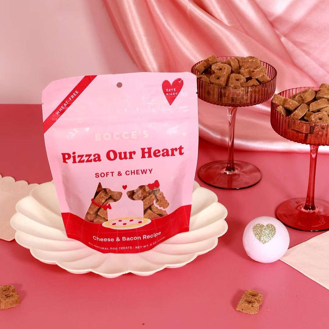 PIZZA OUR HEART DOG TREATS