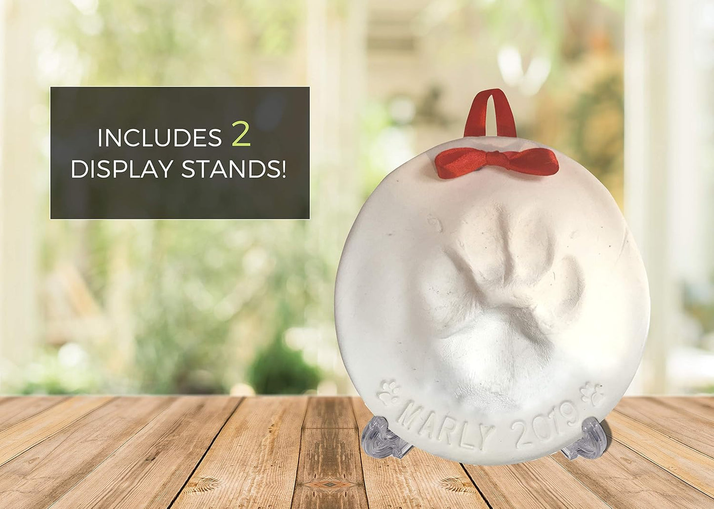 CHRISTMAS PAW PRINT ORNAMENT KIT-DUO