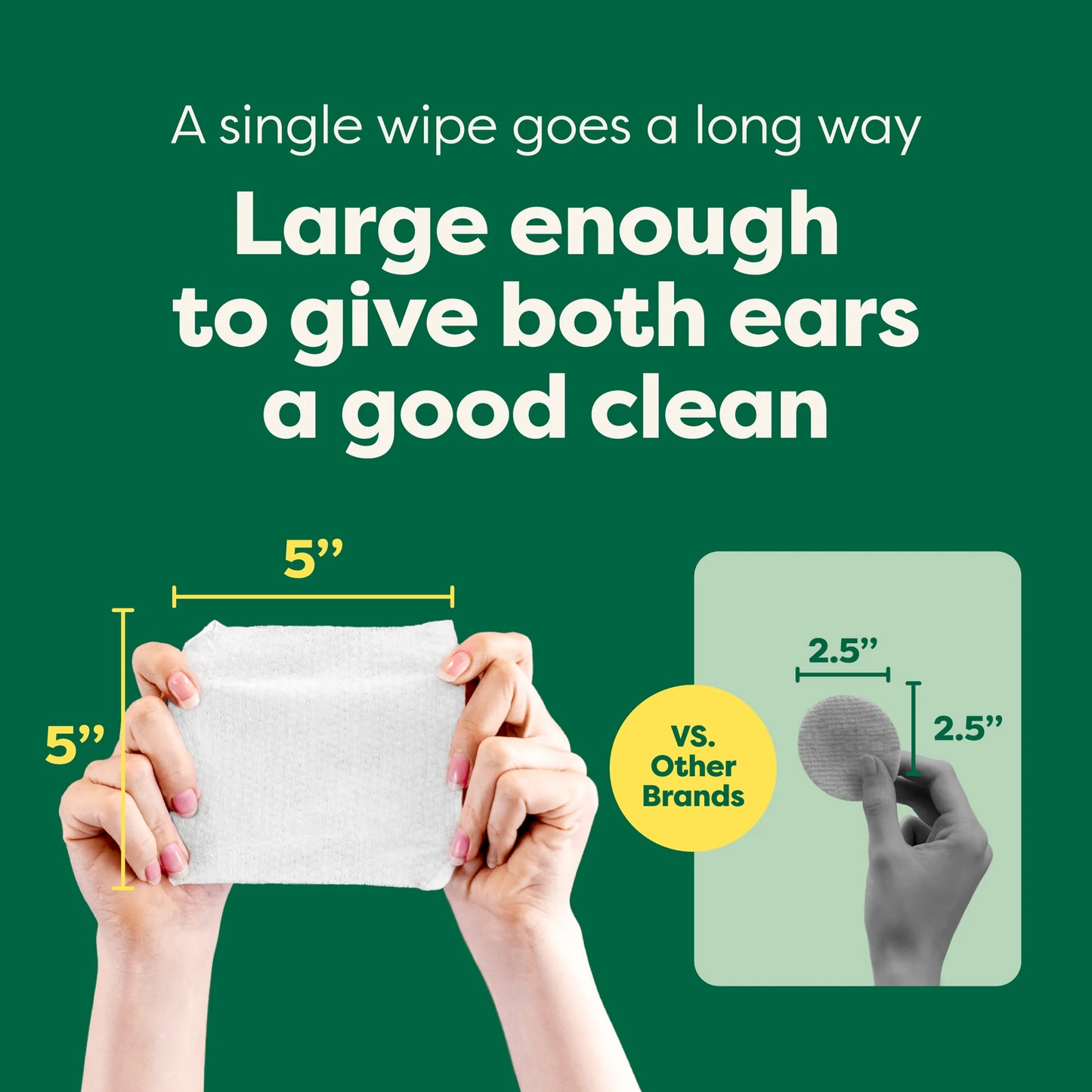 EARTH RATED EAR WIPES