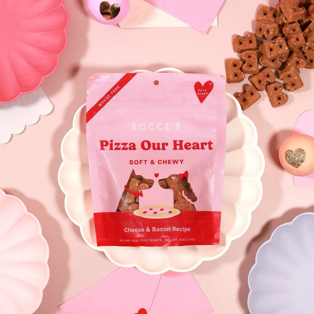 PIZZA OUR HEART DOG TREATS