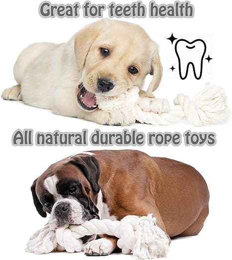 BARIDA 100% NATURAL COTTON DOG ROPE TOY