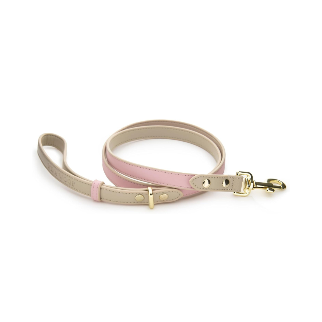 NINA WOOF CUPERTINO LEASH PINK
