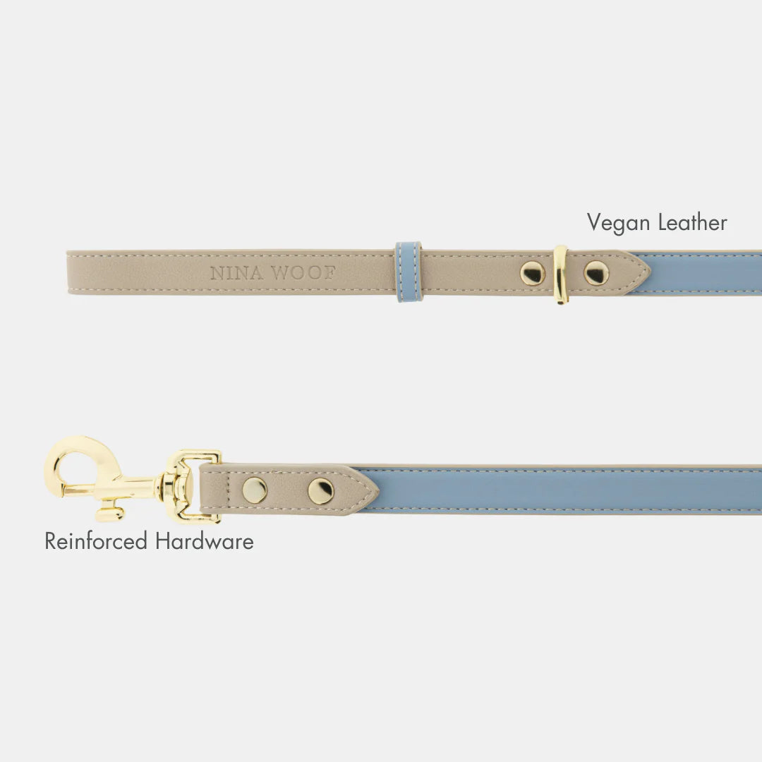 NINA WOOF CUPERTINO LEASH-BLUE