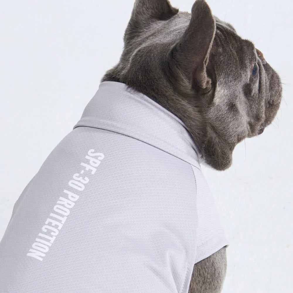 SUNBLOCK DOG T-SHIRT - GREY