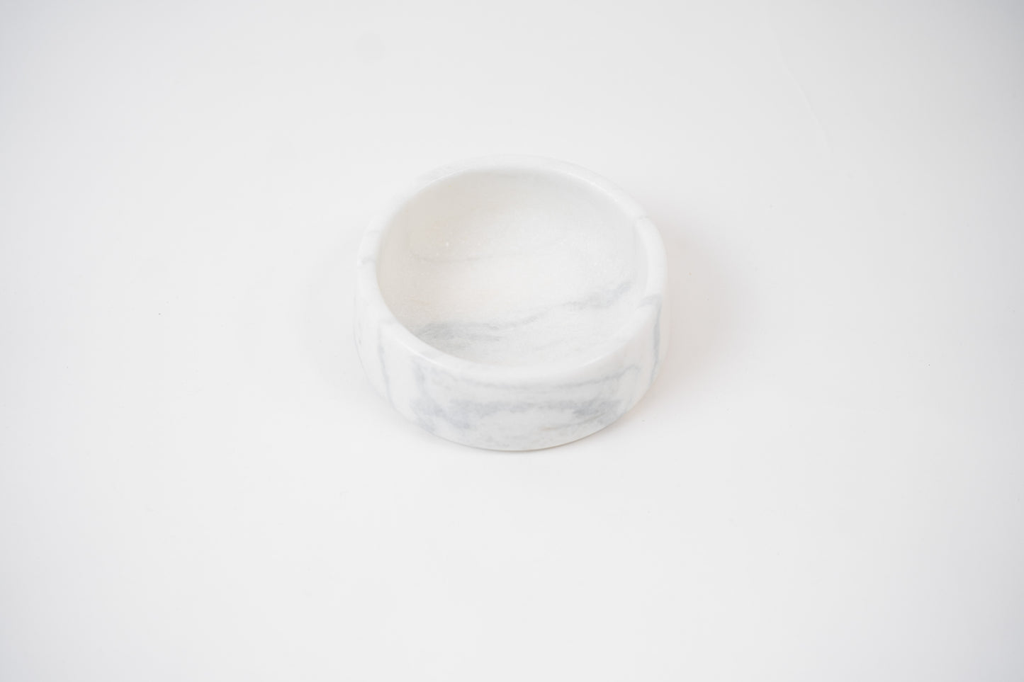 NATURAL MARBLE DOG BOWL