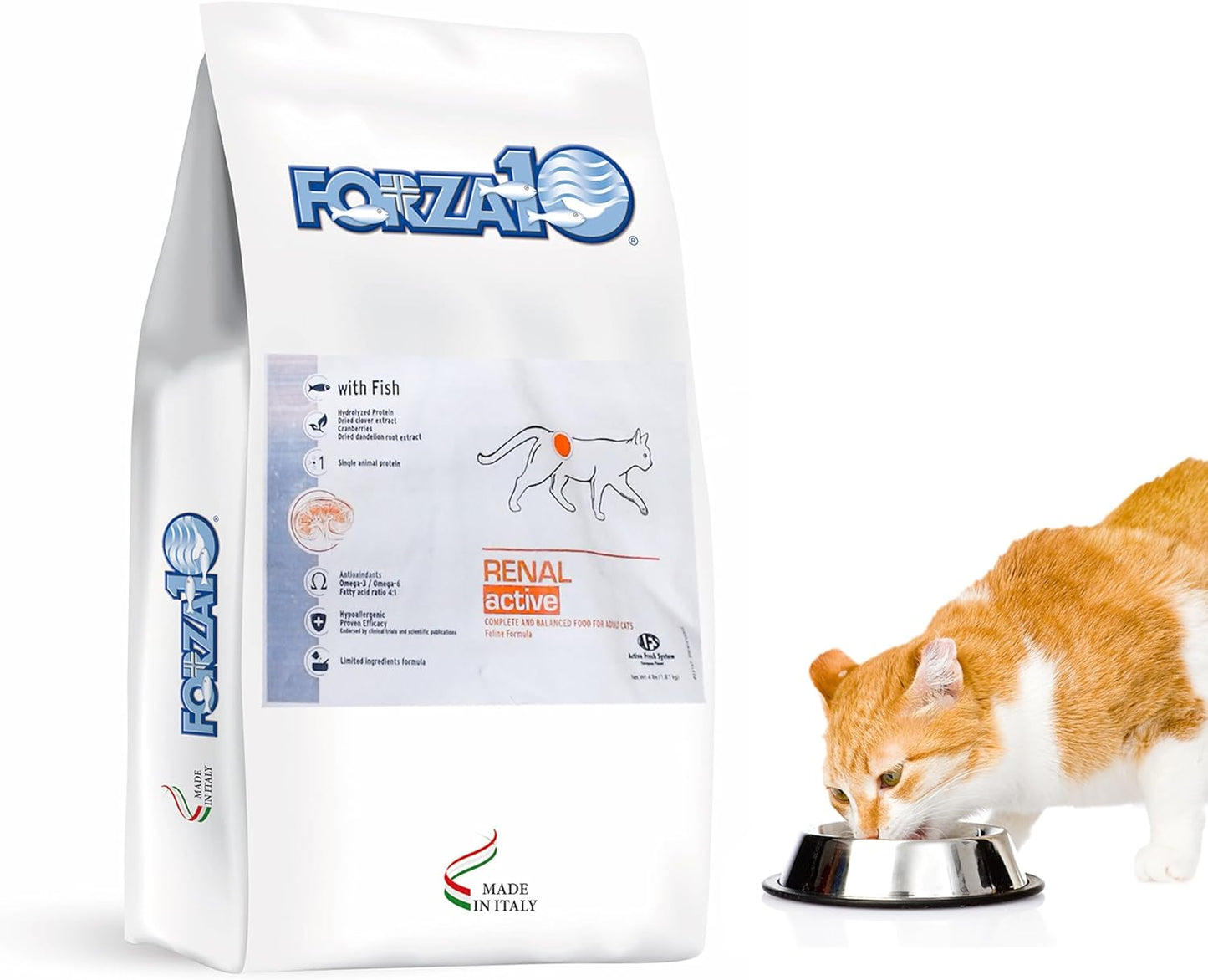 FORZA 10 COMIDA NUTRACÉUTICA PARA EL CUIDADO RENAL EN GATOS