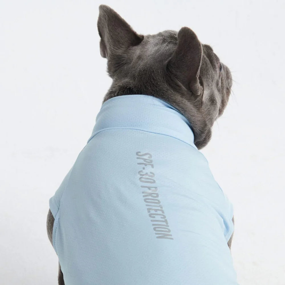 SUNBLOCK DOG T-SHIRT - BLUE