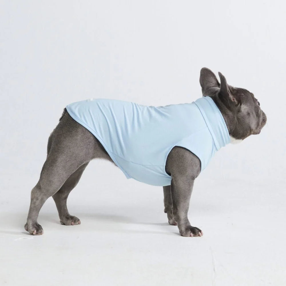 SUNBLOCK DOG T-SHIRT - BLUE