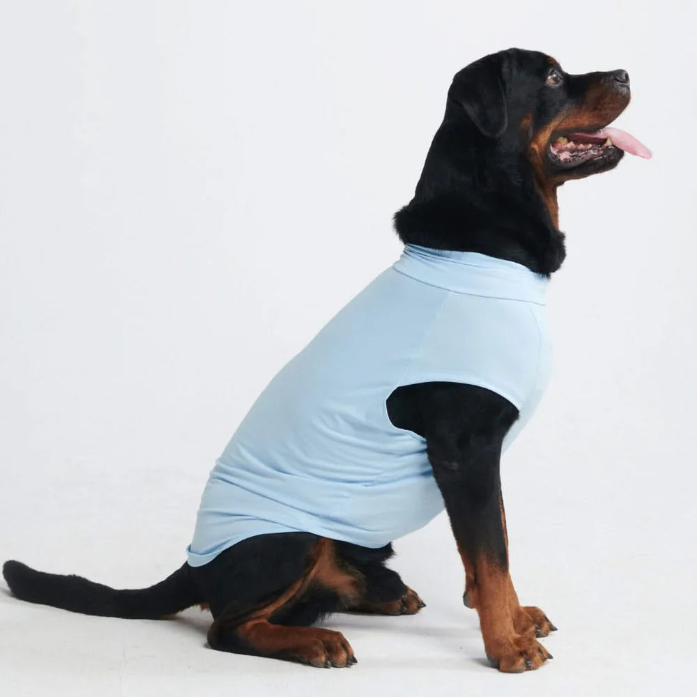 SUNBLOCK DOG T-SHIRT - BLUE