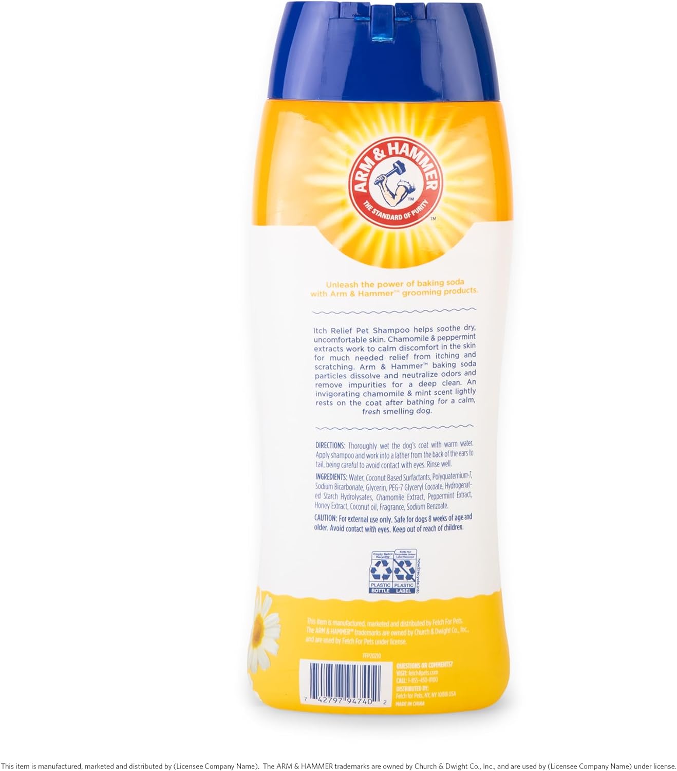 ARM & HAMMER SHAMPOO PARA ALIVIAR LA PICAZÓN CON MANZANILLA Y MENTA