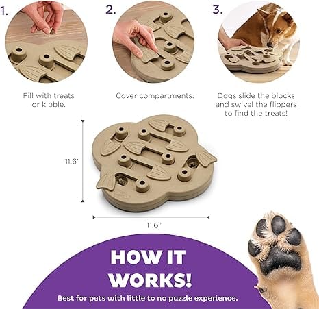 NINA OTTOSSON BY OUTWARD HOUND INTERACTIVE DOG HIDE N' SLIDE PUZZLE GAME