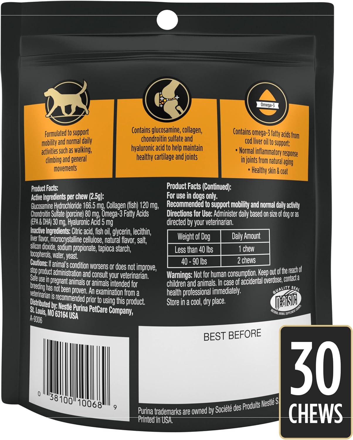 PURINA PRO PLAN VETERINARY JOINT CARE JOINT SUPPLEMENT