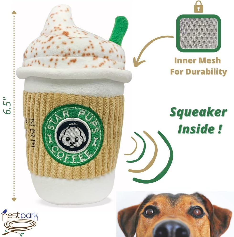PARODY STAR PUPS COFFEE DOG TOY