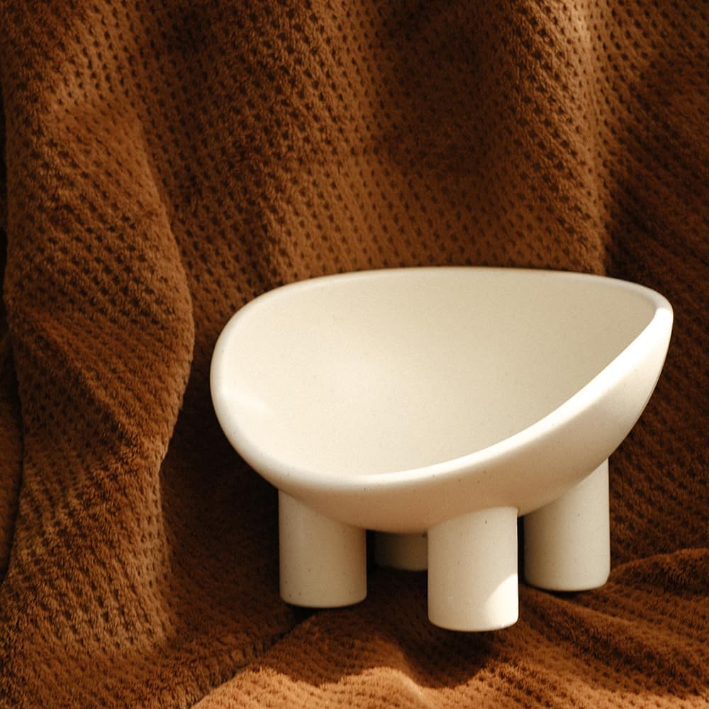 FOUR-LEGS CERAMIC PET BOWL