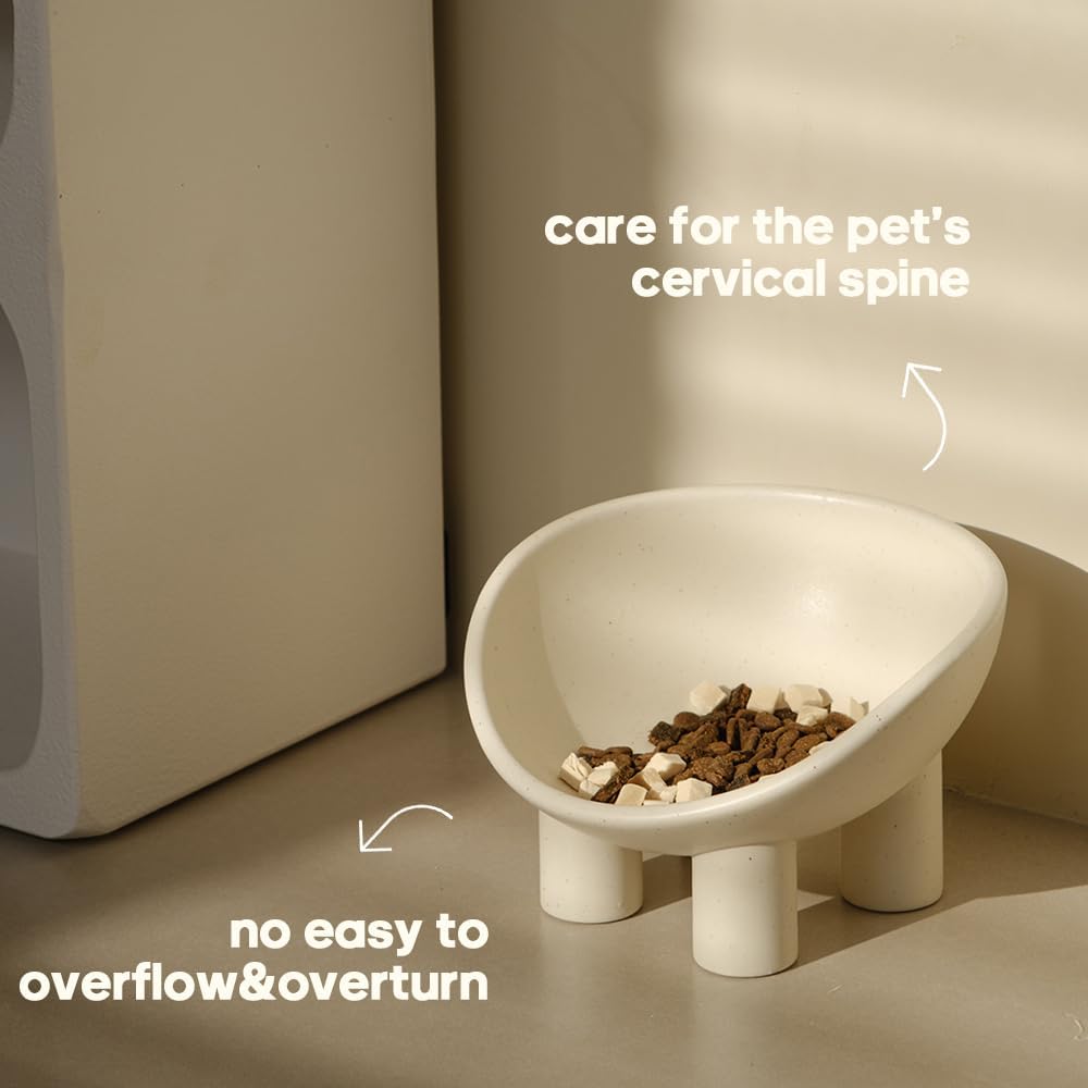 FOUR-LEGS CERAMIC PET BOWL