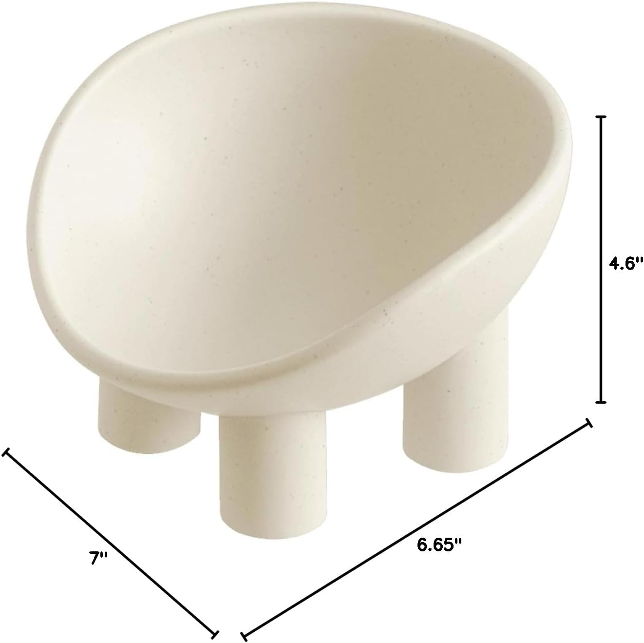 FOUR-LEGS CERAMIC PET BOWL