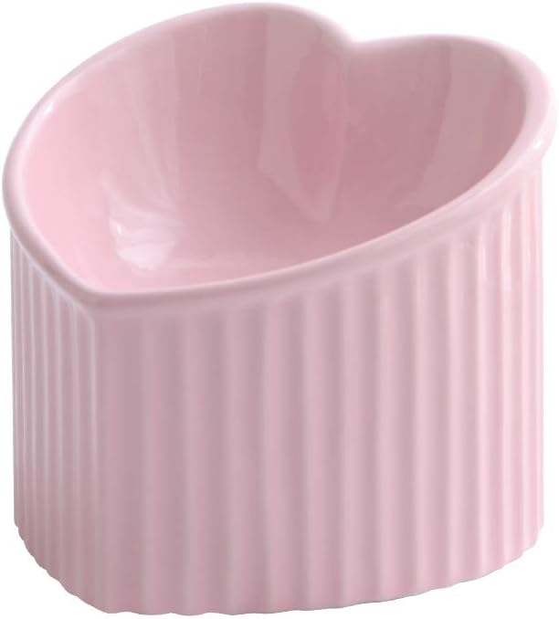 PINK CERAMIC RAISED BOWLS