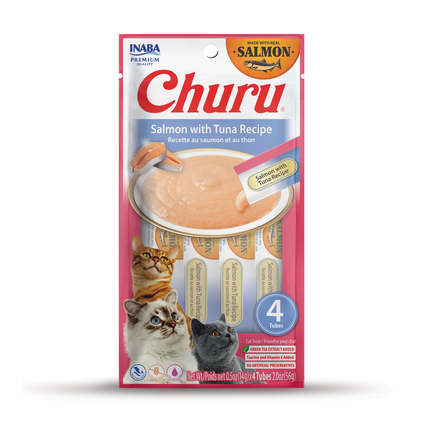 INABA CHURU CREAMY CAT TREATS (4 TUBES)