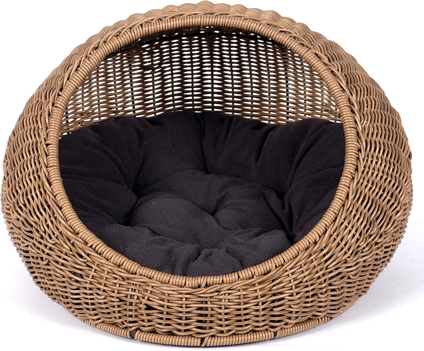 WICKER CAT BED
