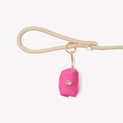 MAGENTA-POOP BAG HOLDER