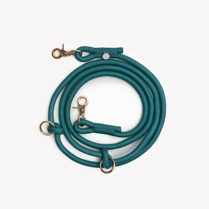 BLUE- HANDS FREE BRAIDED LEASH