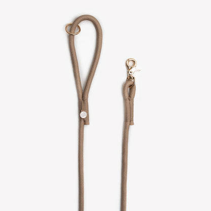 SAND BRAIDED ROPE LEASH