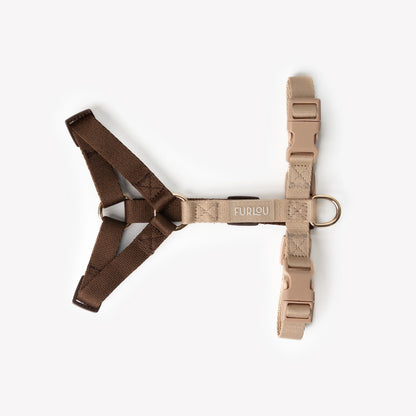 BROWN & TAN DOG HARNESS
