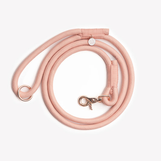 ROSE BRAIDED ROPE LEASH