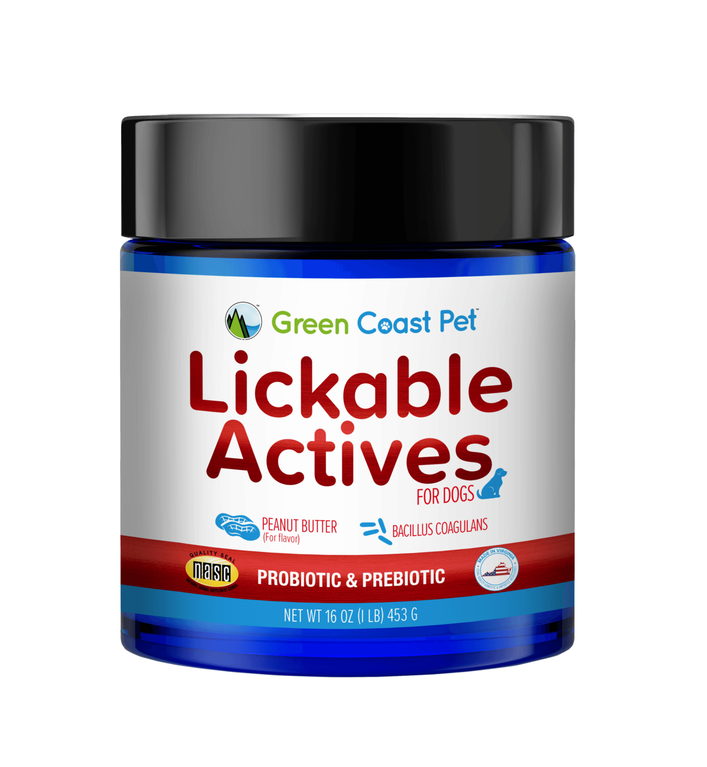 GREEN COAST PET LICKABLE ACTIVES- PREBIOTICS & PROBIOTICS