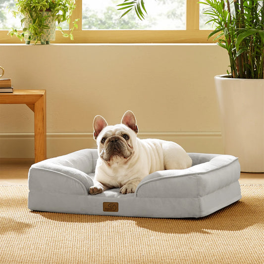 CAMA ORTOPÉDICA ESTILO SOFÁ PARA PERROS MEDIANOS