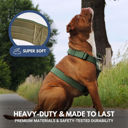 COMFORT CONTROL NO-PULL DOG HARNESS ARMY GREEN