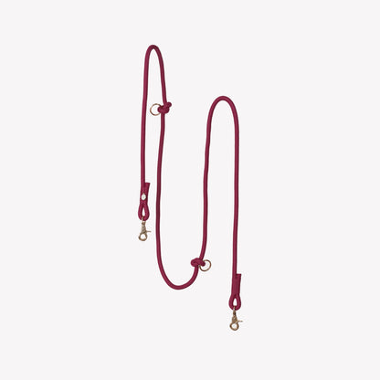 BORDEAUX- HANDS FREE BRAIDED LEASH