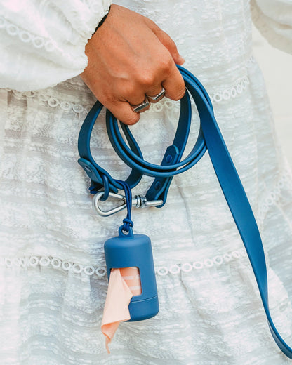 WILD ONE POOP BAG CARRIER-NAVY