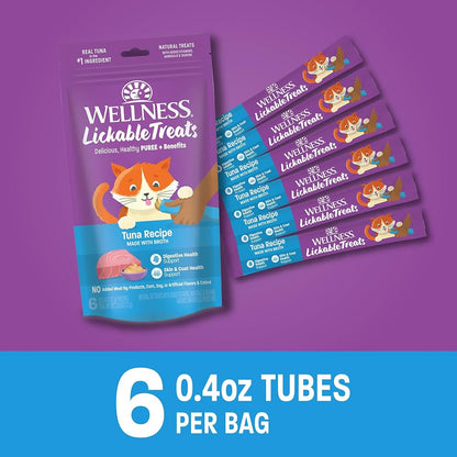 WELLNESS LICKABLE TREATS (6 TUBES)