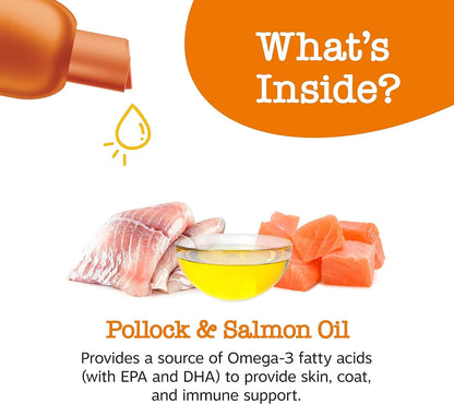 ZESTY PAWS WILD ALASKAN OMEGA 3 BLEND – SALMON OIL 32 OZ