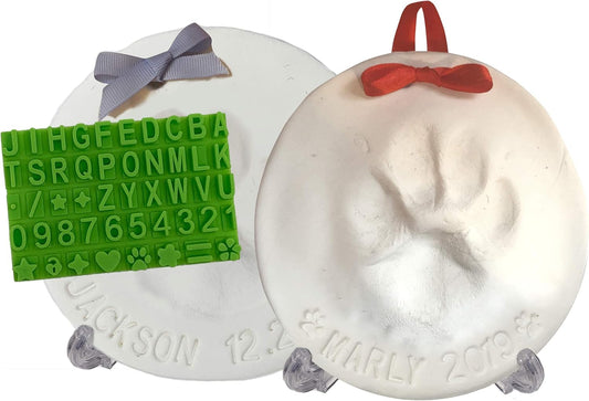 CHRISTMAS PAW PRINT ORNAMENT KIT-DUO