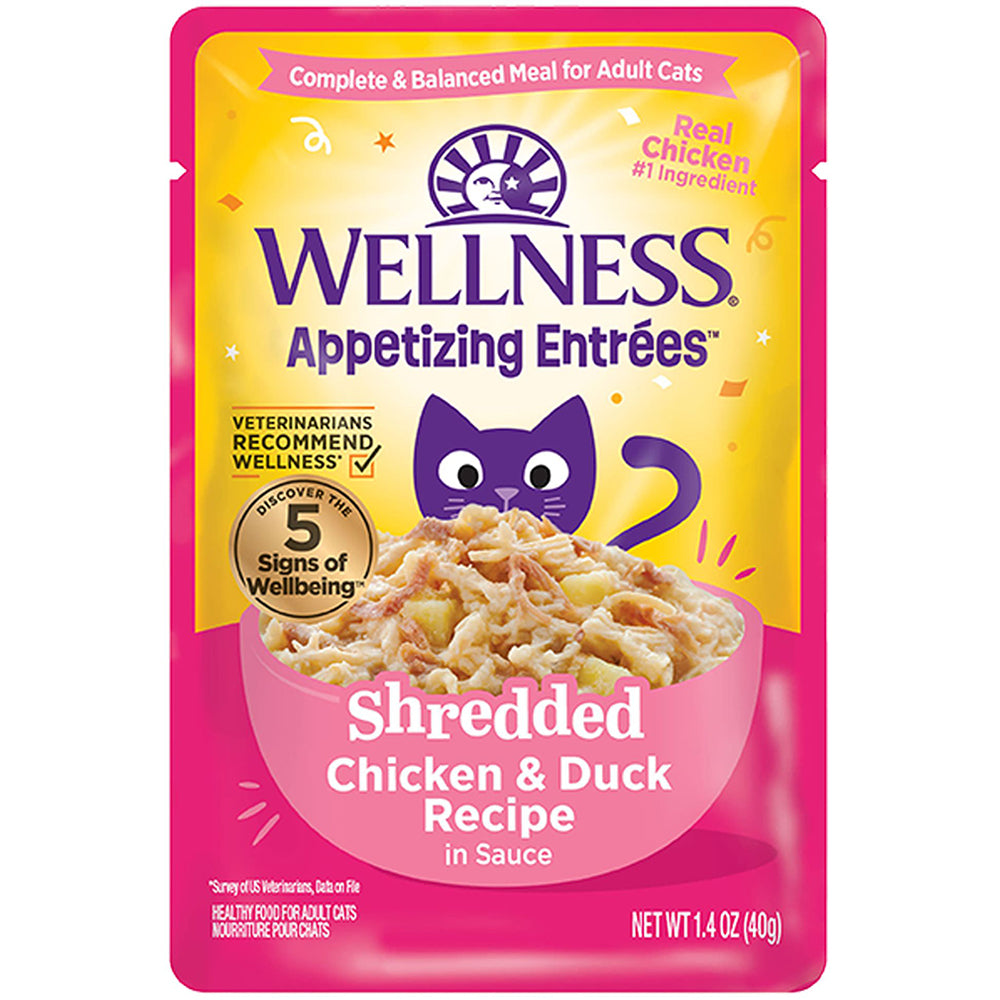 WELLNESS APPETIZING ENTREES SHREDDED (1 POUCH)