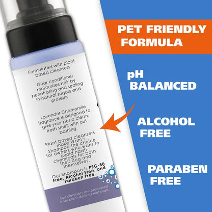 WATERLESS NO RINSE SHAMPOO LAVENDER & CHAMOMILE