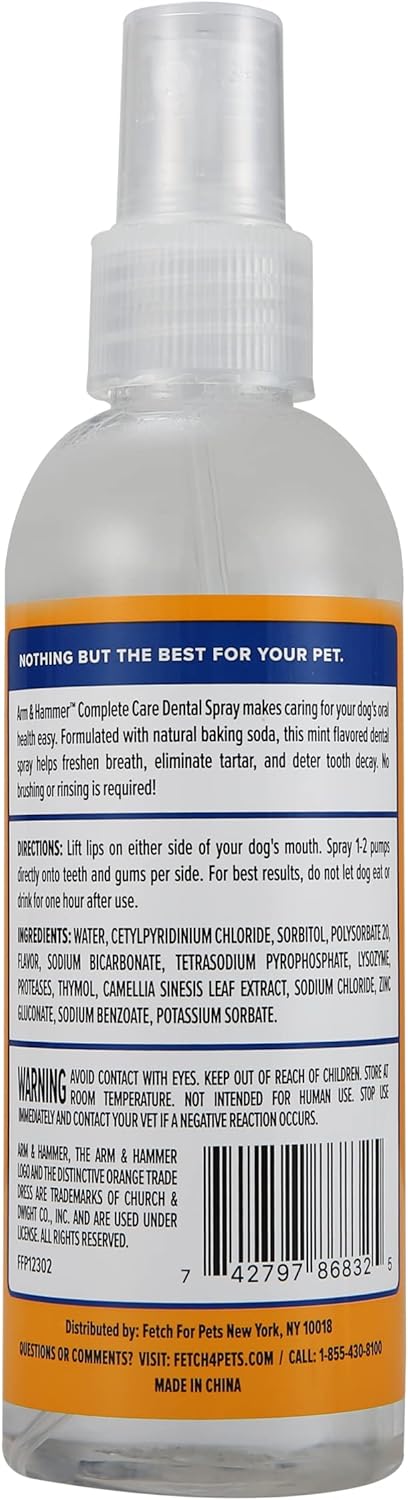 ARM & HAMMER COMPLETE CARE - SPRAY DENTAL PARA PERROS