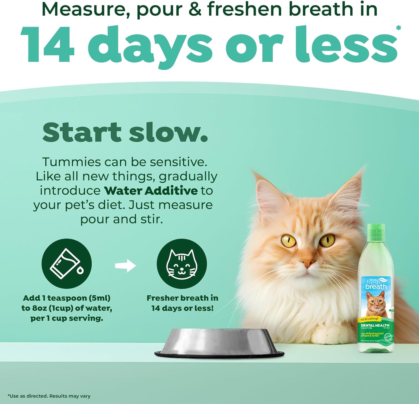 TROPICLEAN FRESH BREATH ADITIVO DENTAL PARA GATOS