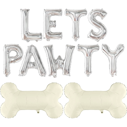 LETS PAWTY BALLOONS