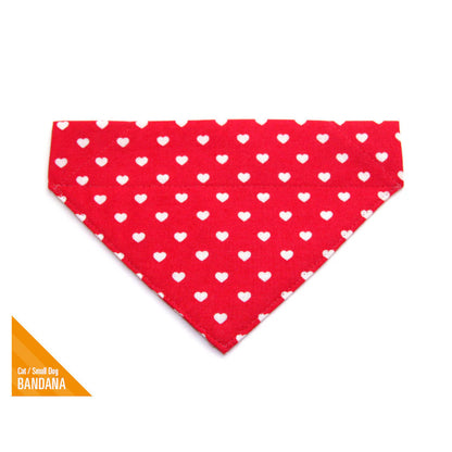 ¨LOVE SONG¨ RED HEART SLIDE-ON BANDANA