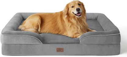 CAMA ORTOPÉDICA ESTILO SOFÁ PARA PERROS EXTRA GRANDES