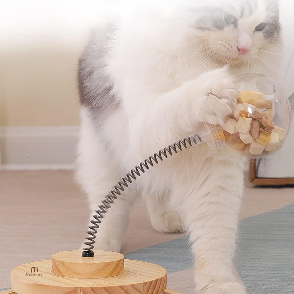 CAT BALL TOY ROLLER INTERACTIVE SET