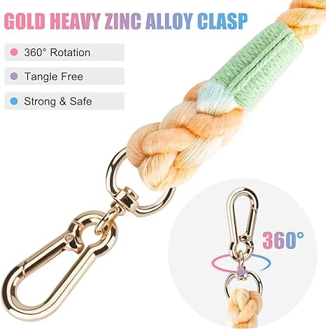 NUGUTIC HANDMADE BRAIDED ROPE DOG LEASH