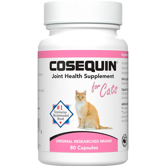 NUTRAMAX COSEQUIN SUPLEMENTO PARA LA SALUD DE LAS ARTICULACIONES Y CADERA PARA GATO