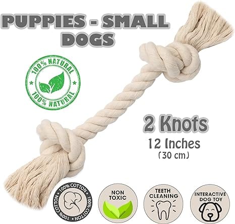 BARIDA 100% NATURAL COTTON DOG ROPE TOY